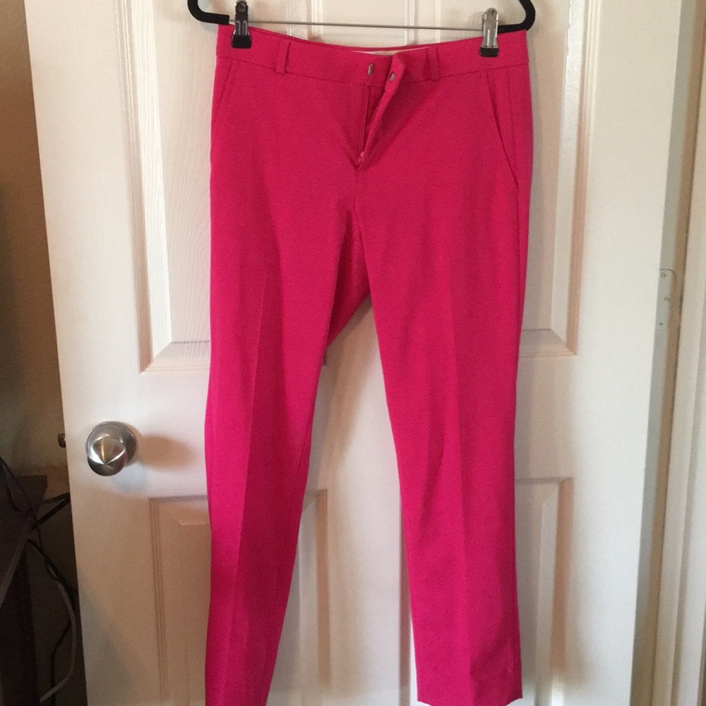 Banana republic pink work pants